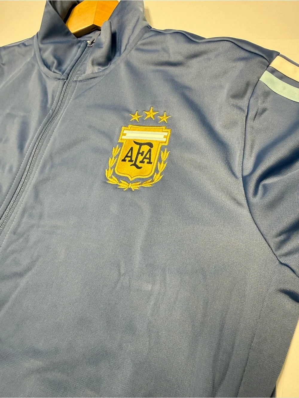 Adidas Argentina National Team DNA Track Jacket JZ6289 Men’s Size M Scarf NWT